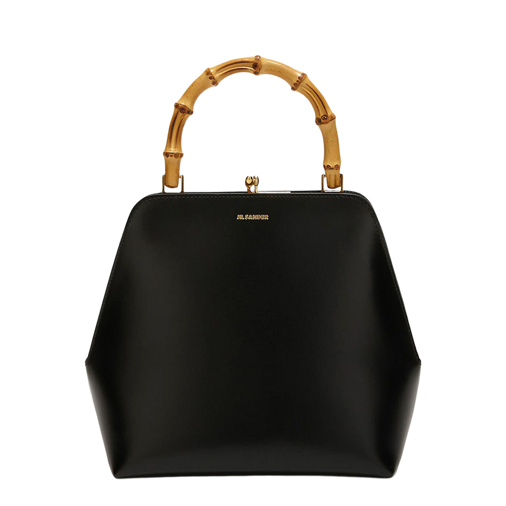 Black Leather Goji Handbag