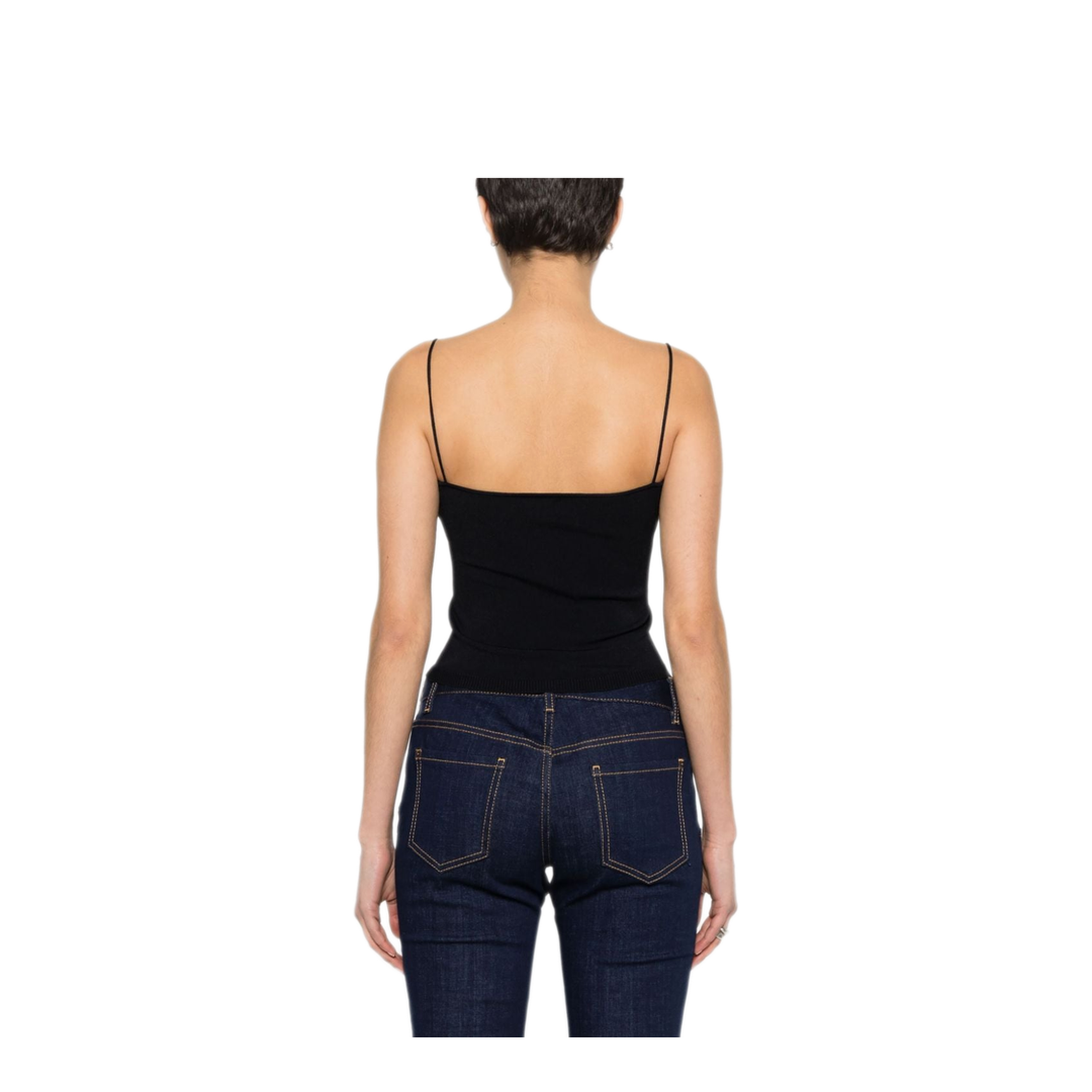 MAYFEYR - Dsquared2 - Logo-Plaque Knitted Crop Top - S75HA1263S18435900