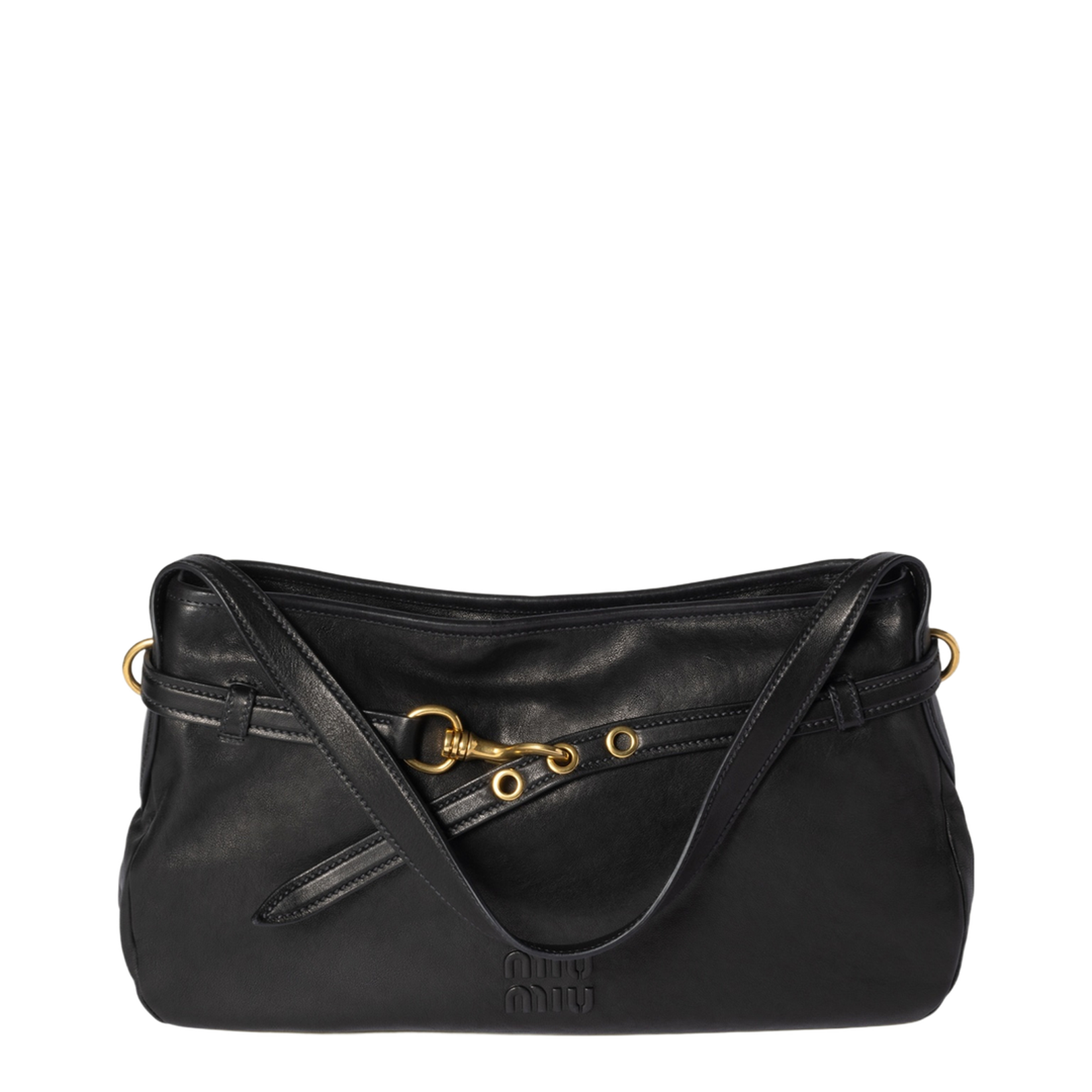 Black Aventure Nappa Leather Bag