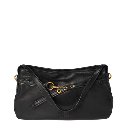 Black Aventure Nappa Leather Bag