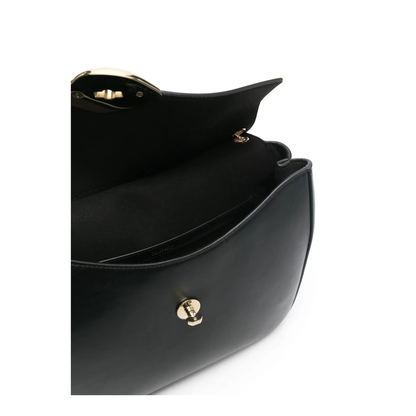 Lana Chain Shoulder High Gloss Leather