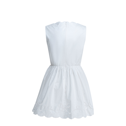 MAYFEYR - Self Portrait - Short Flared Dress - AC26034SWWHITE