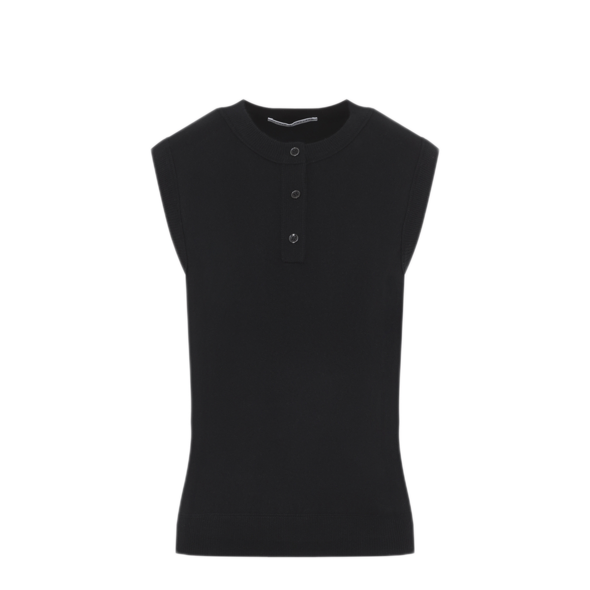 MAYFEYR - Studio Nicholson - Aurel Half Placket Vest - AURELSNW1902BLACK