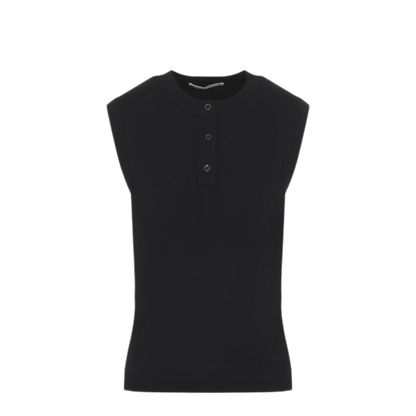 MAYFEYR - Studio Nicholson - Aurel Half Placket Vest - AURELSNW1902BLACK