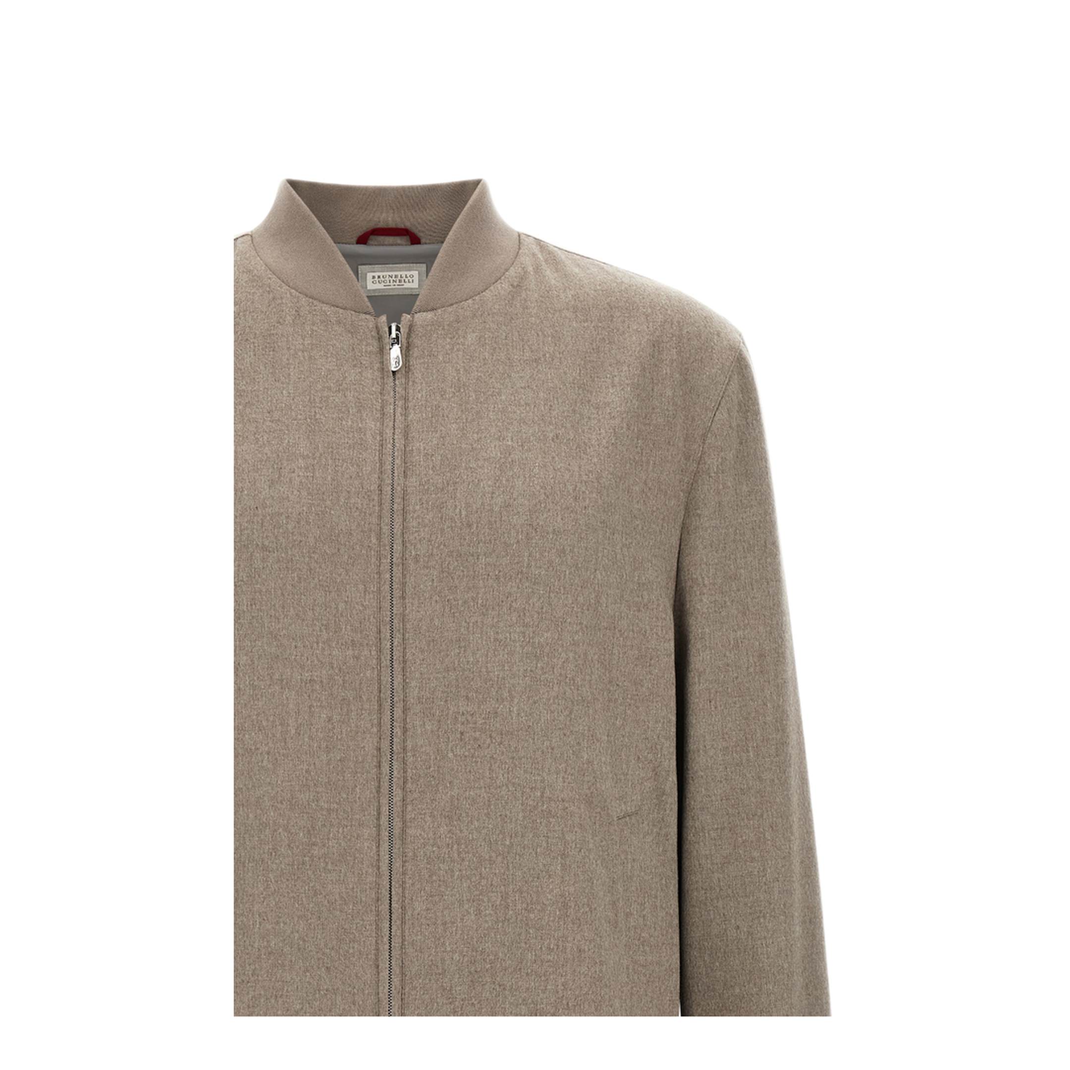 MAYFEYR - Brunello Cucinelli - Light Flannel Bomber Jacket - MV4216550CJW71