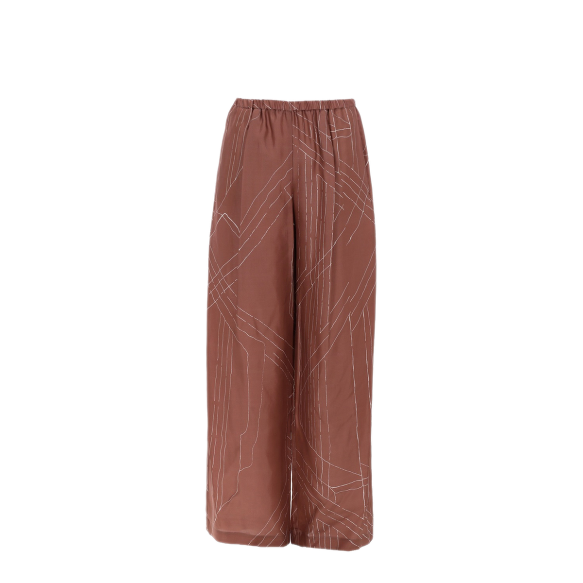 MAYFEYR - Alysi - Wide Leg Silk Trousers - 116184P6223BLUSH