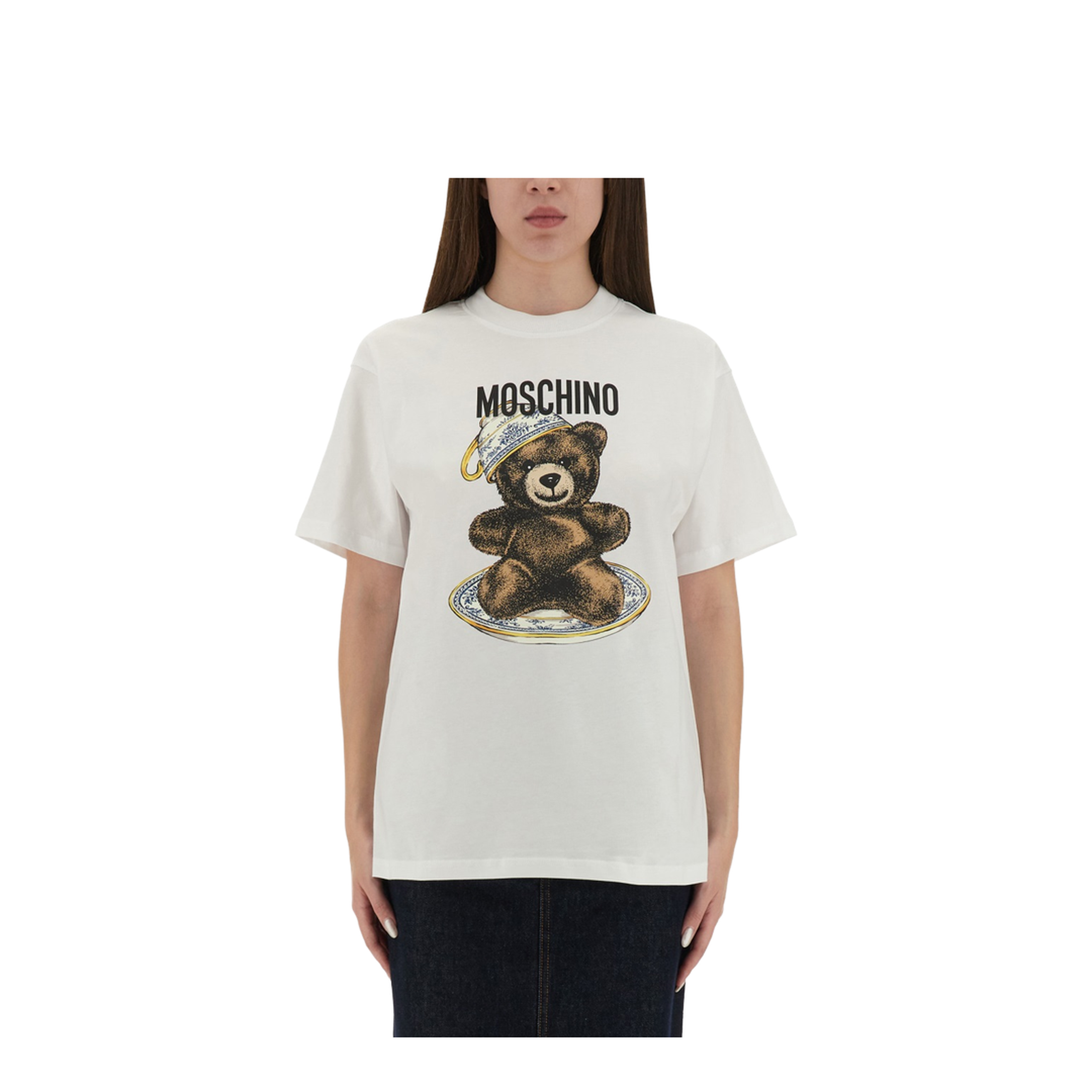 T-Shirt with Teddy Print