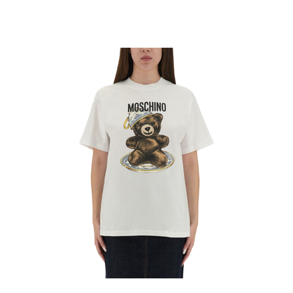 T-Shirt with Teddy Print