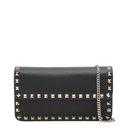 MAYFEYR - Valentino - Pouch With Black Rockstud Chain - 9W2P0S61VSH0NO