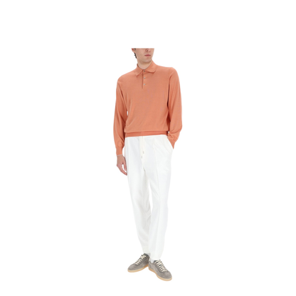 Cotton Knit Polo Shirt