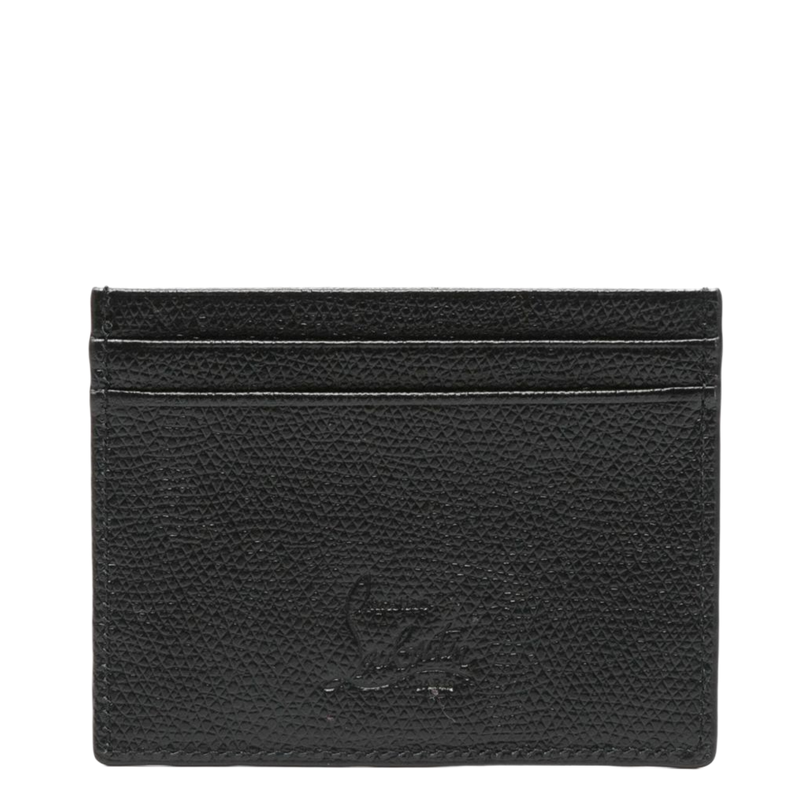 Black Calf Leather Card Holder