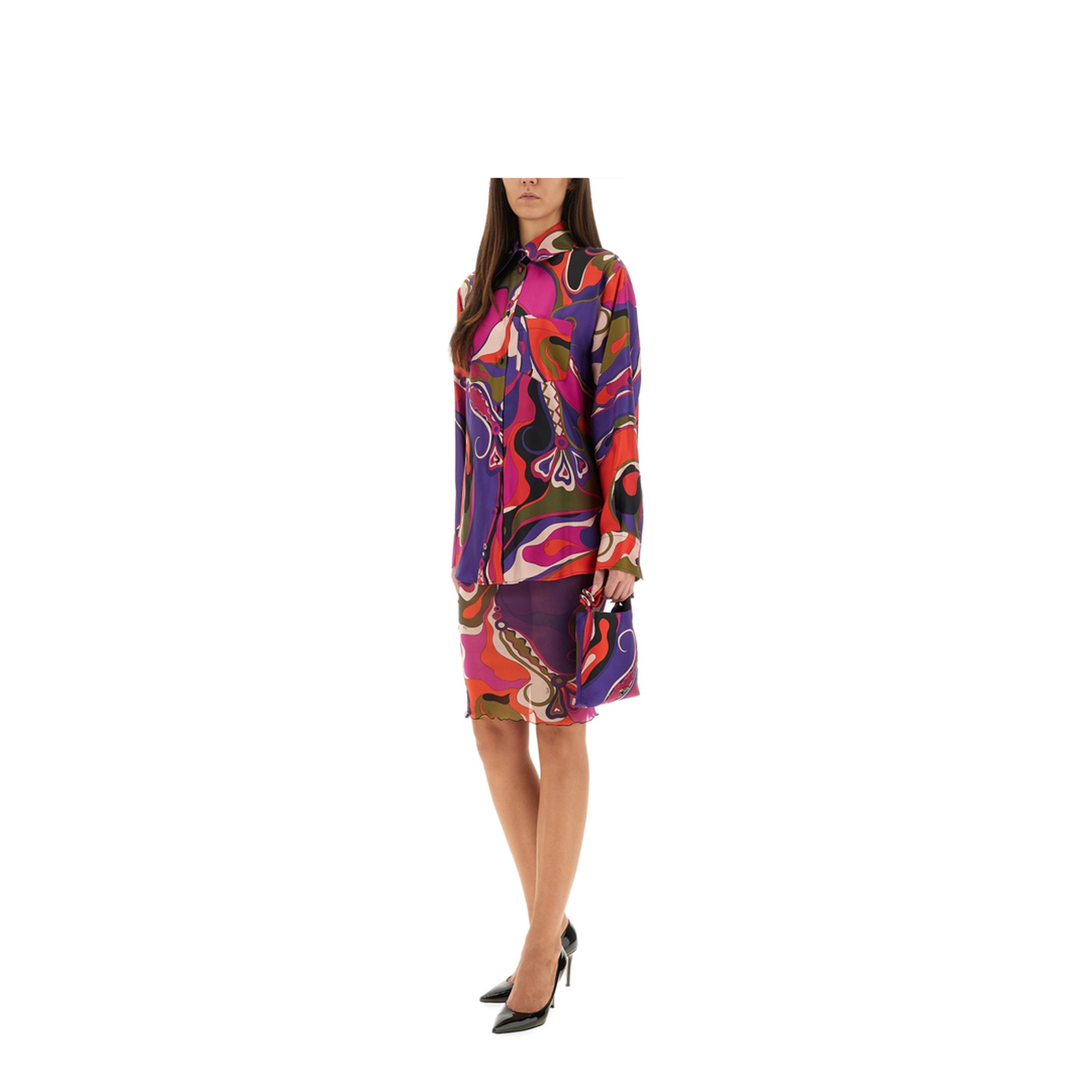 MAYFEYR - Pucci - Orchid Print Shirt - 5URJ105U731017