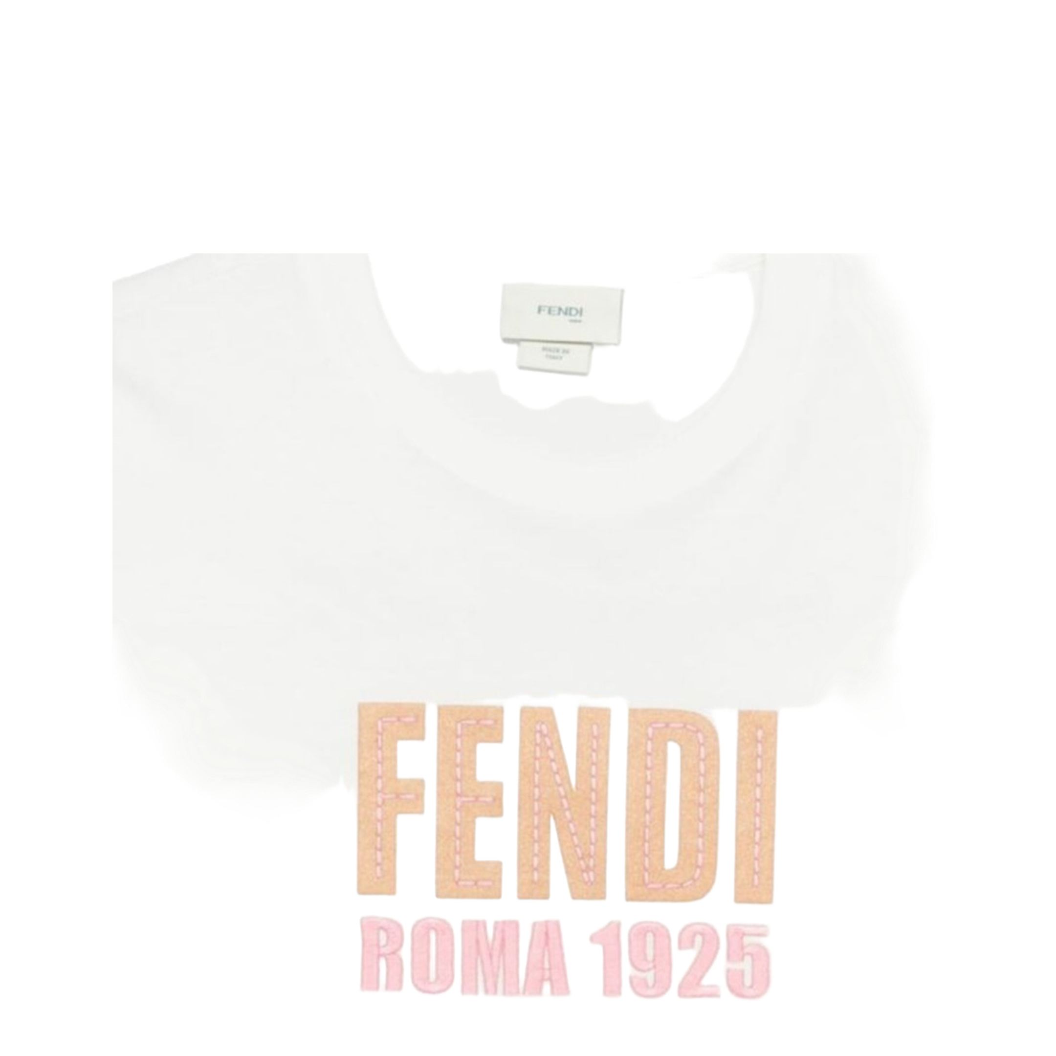 MAYFEYR - Fendi - T-Shirt With Logo - JUI204K7AJF0TU9