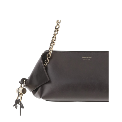 Shoulder Bag Made of Calfskin Leather