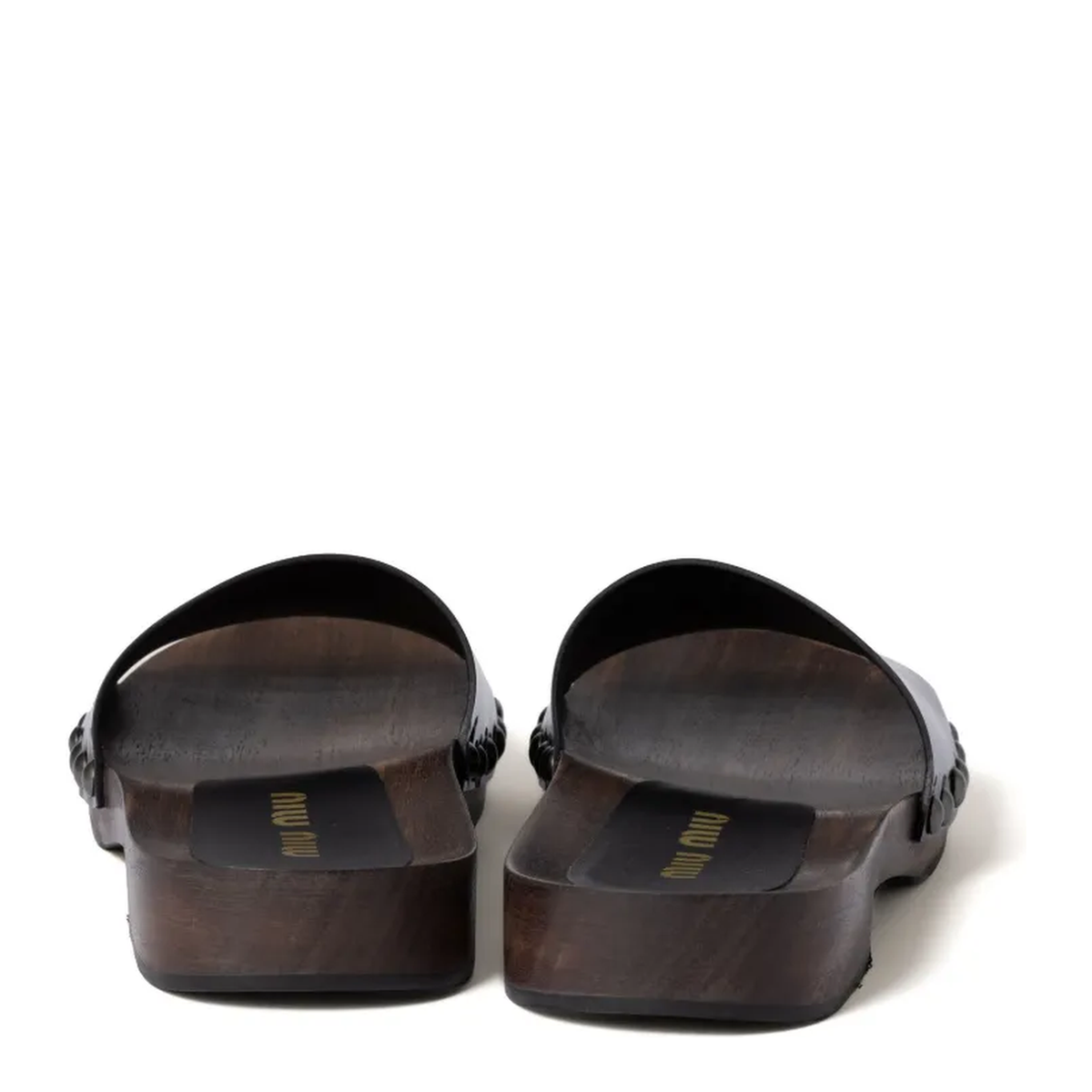 MAYFEYR - Miu Miu - Patent Leather Clogs - 5Z425EFA030069F0002
