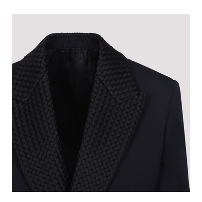 MAYFEYR - Bottega Veneta - Intrecciato Collar Tuxedo Jacket - 872990V6DH0