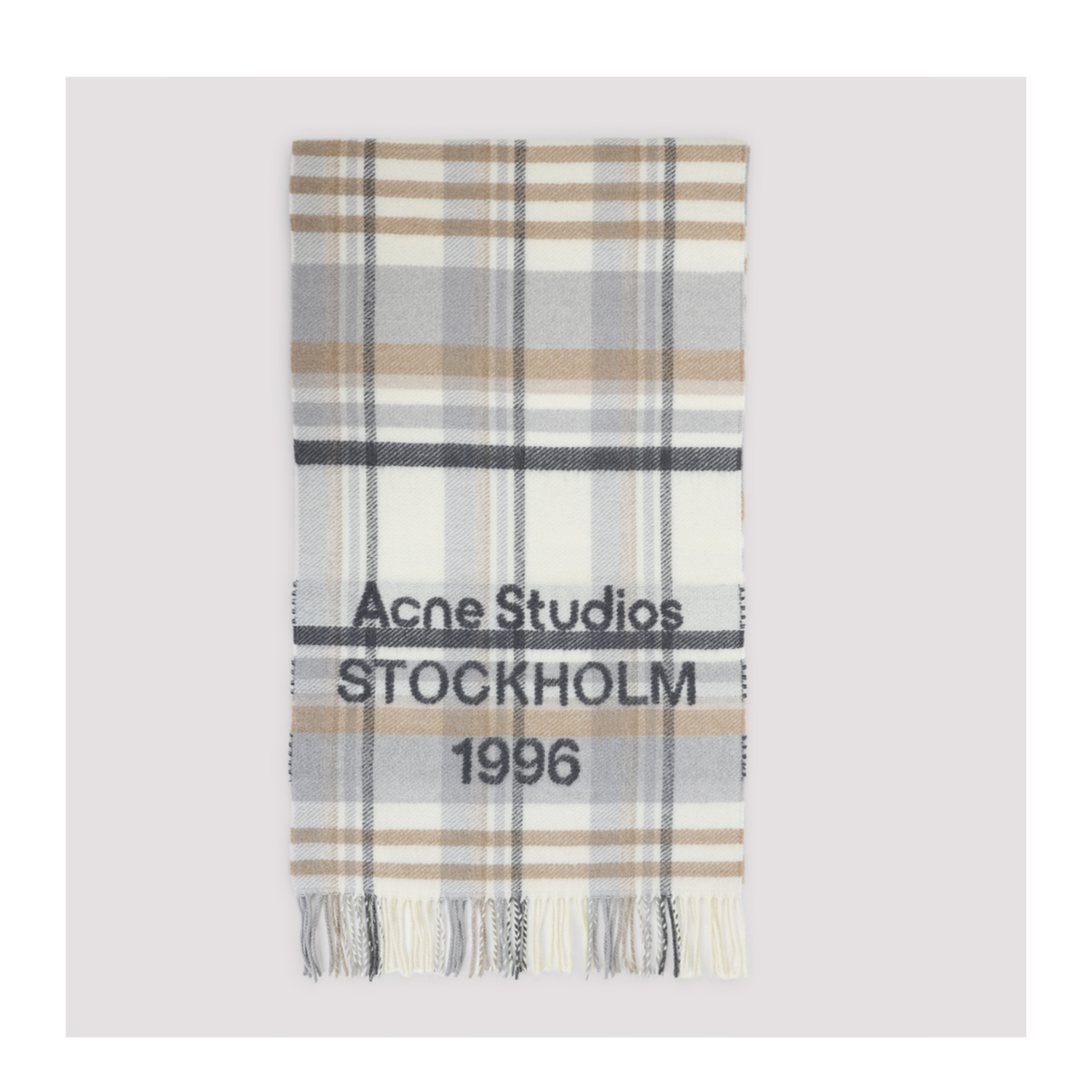 MAYFEYR - Acne Studios - Ays White Wool Scarf - CA0385AYS