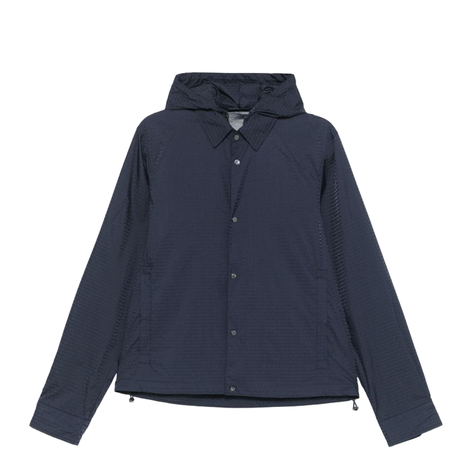 Midnight Blue Press-Stud Jacket