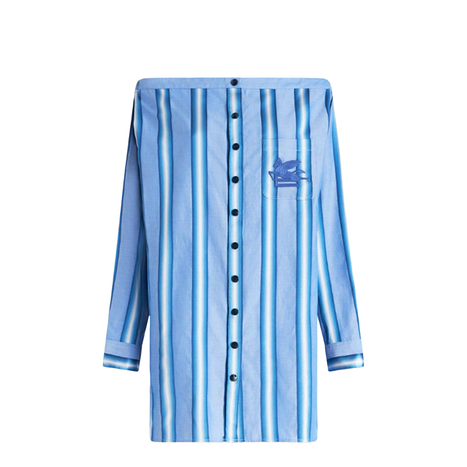 Striped Shirt Dress