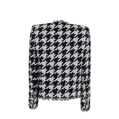 Jacket with Decorative Buttons - Black