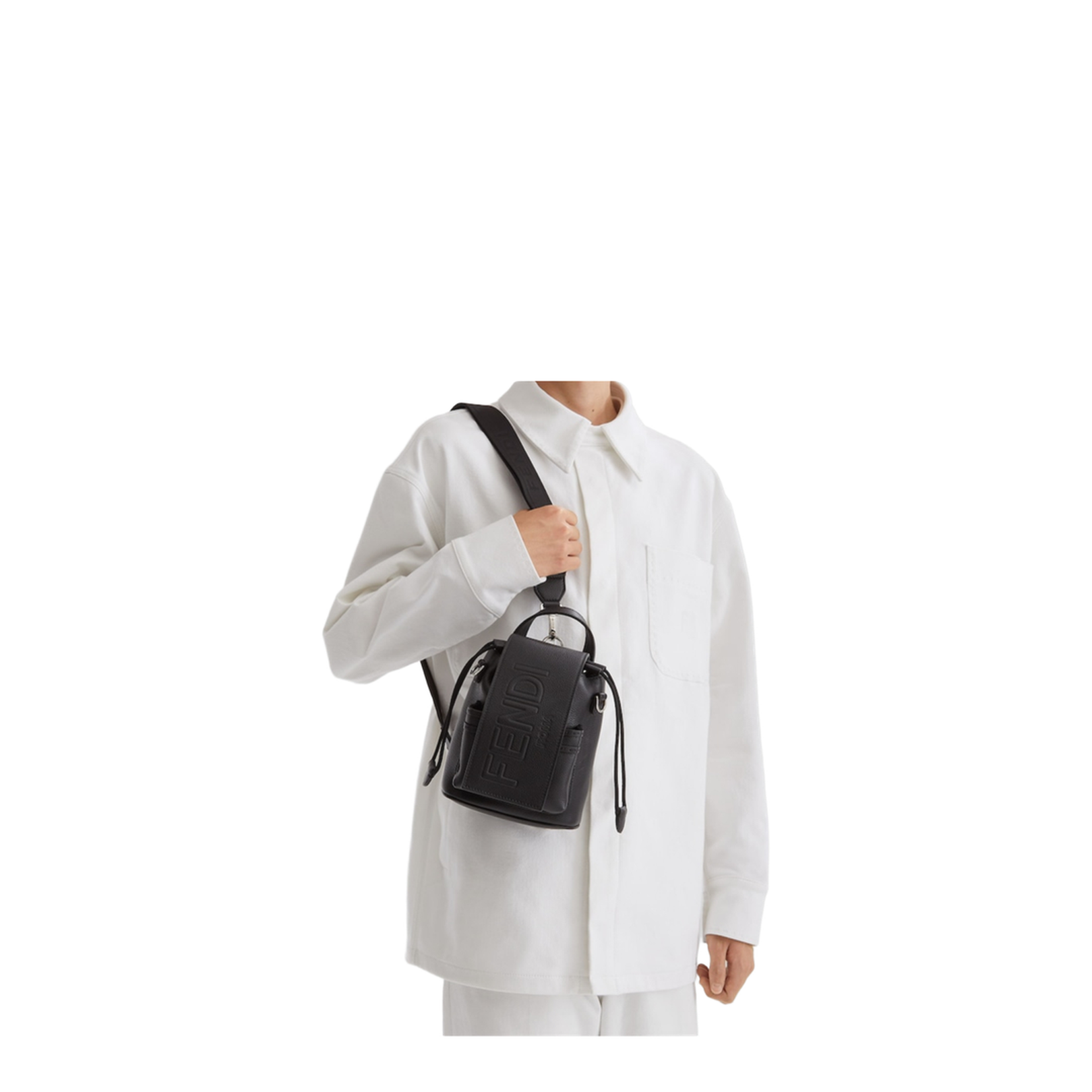 Roma Mini Leather Crossbody Bags - Black