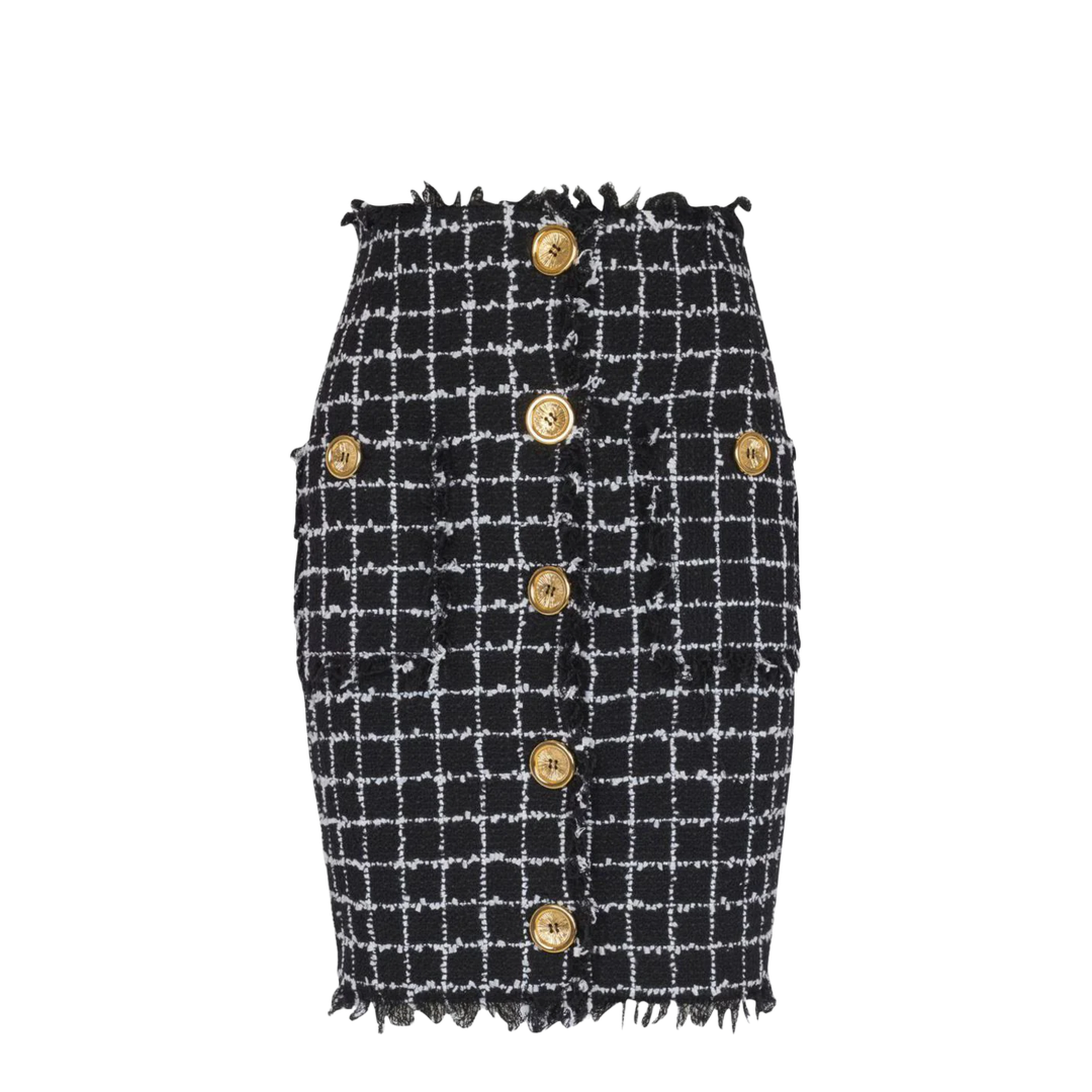 Women's Skirt Grid Pattern