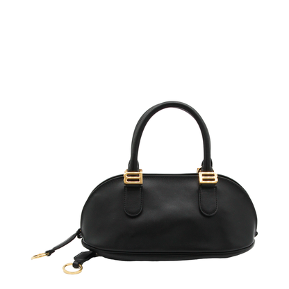 Bolero Mini Smooth Calfskin Bowling Bag - Noir
