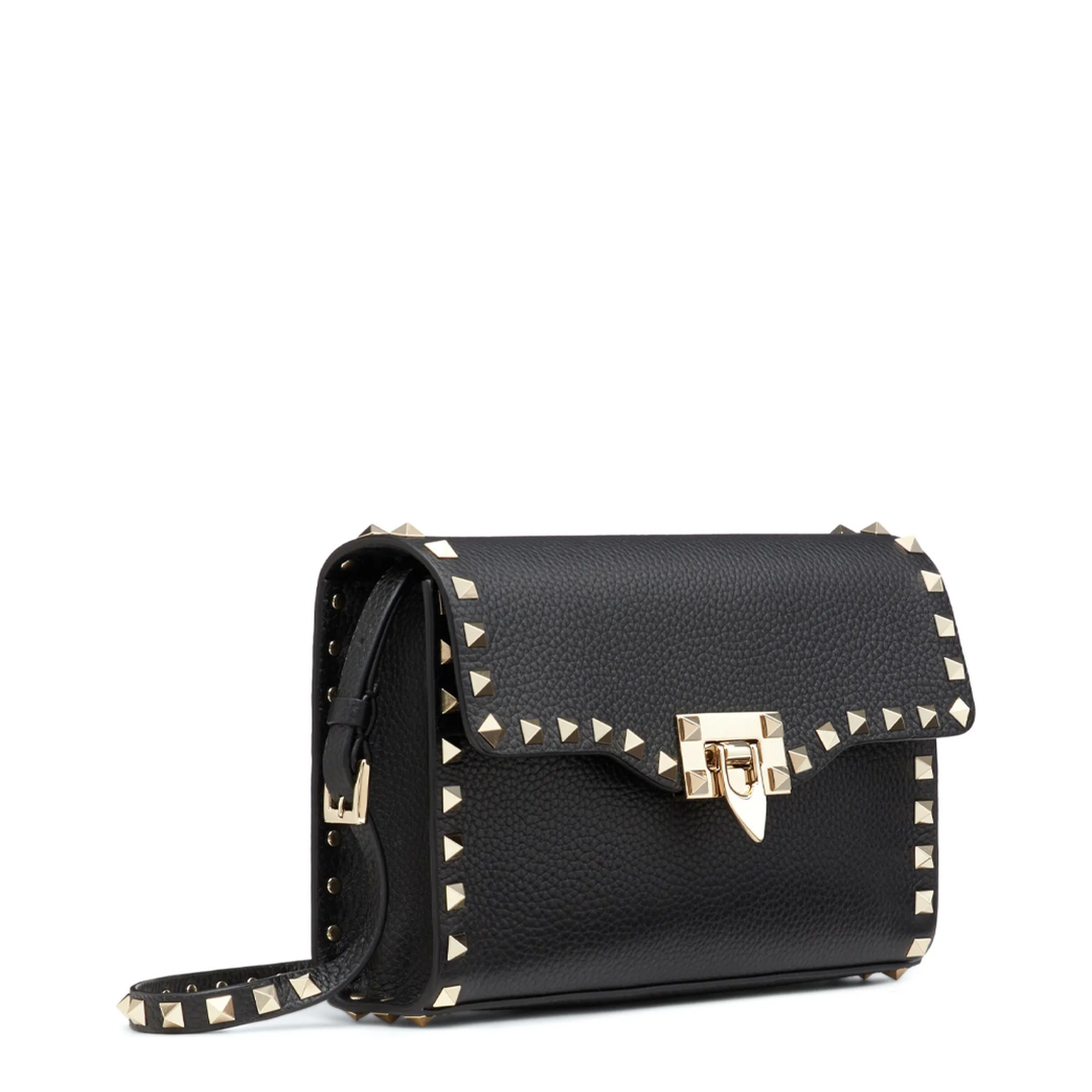 MAYFEYR - Valentino - Rockstud Small Garnet Calfskin Crossbody Bag - WB0181VSF