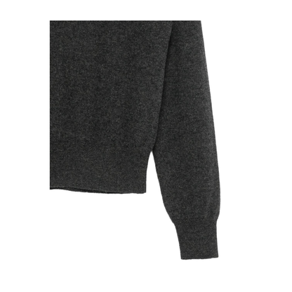 MAYFEYR - Lisa Yang - Dark Grey Cashmere Crew Neck Sweater - 2026309HA