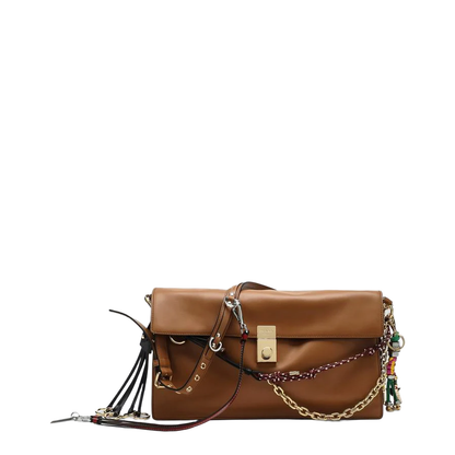 Soft Sound Large Leather Bag with Charms