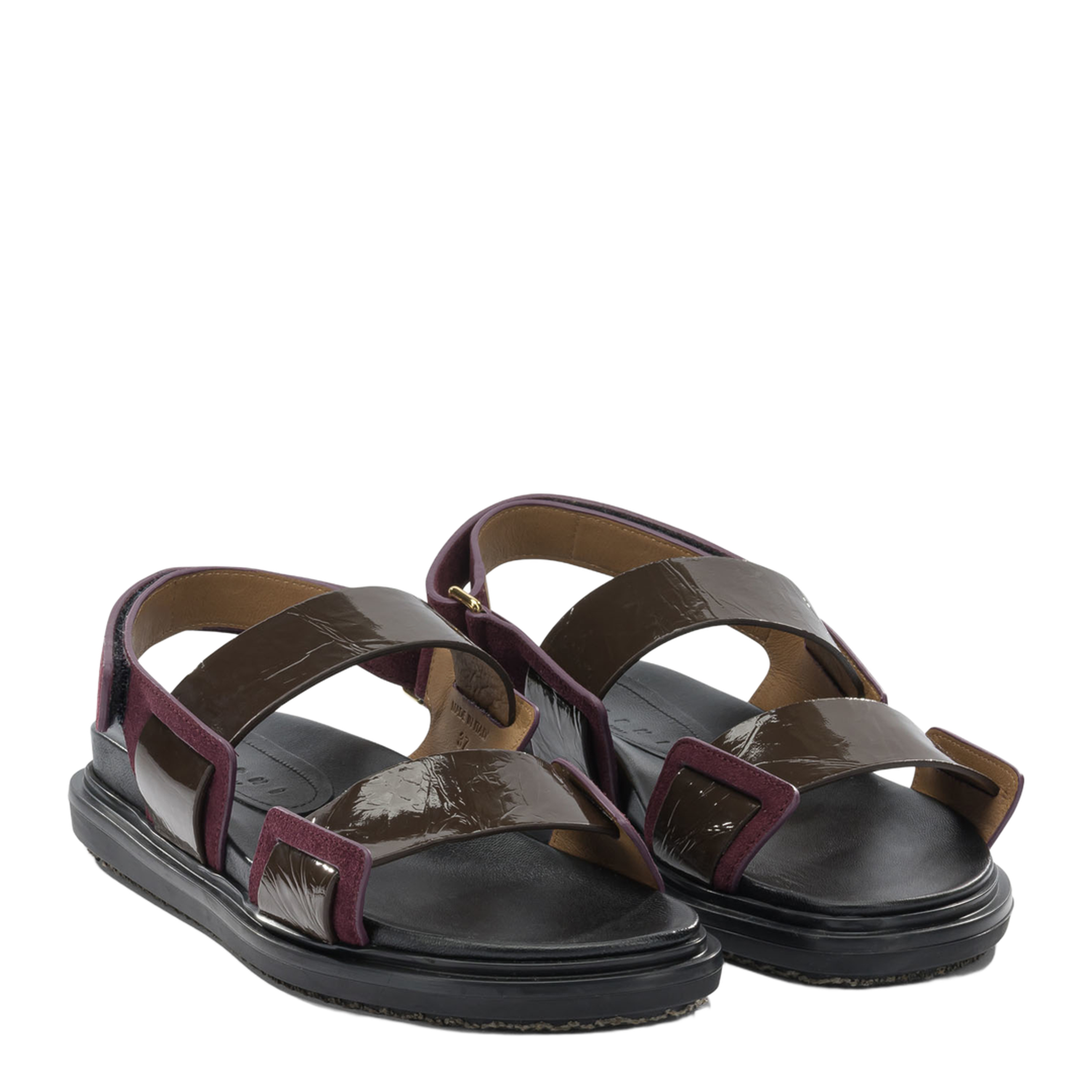 MAYFEYR - Marni - Fussbett Leather Sandals - FBMS018001P7615ZP086