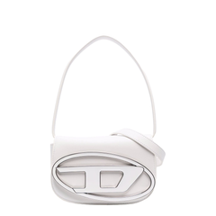 Small Calfskin Shoulder Bag - White