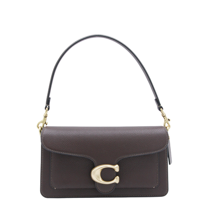 Tabby Shoulder Bag 26 In Polished Pebble Leather