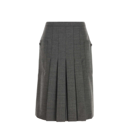 MAYFEYR - Prada - Grey Wool Skirt - P10B4SOOO6011F0480