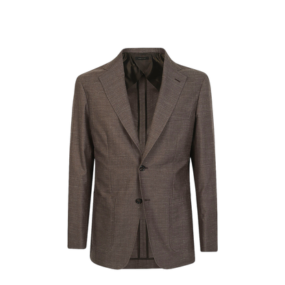 MAYFEYR - Brioni - Brown Relaxed Fit Blazer - RGFF0LP2BAD2700