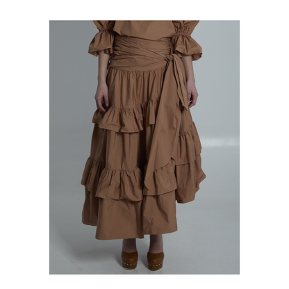 Maxi Skirt with Ruffles