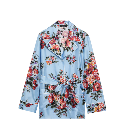 MAYFEYR - Dolce & Gabbana - Vanity Silk Twill Shirt With Floral Print - F5Q03TIS11IHC5ZO