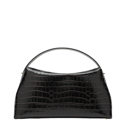 MAYFEYR - Toteme - Everyday Bag In Dark Brown Crocodile-Embossed Leather - 243-WAL961LE0076034