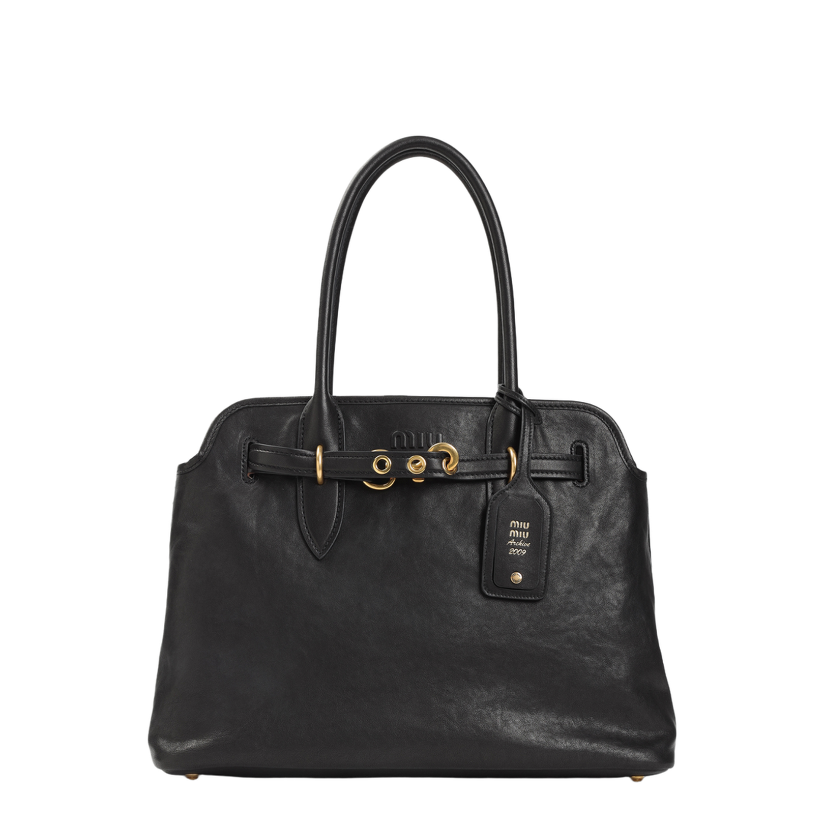 Black Leather Shoulder Bag
