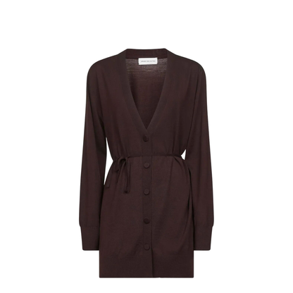 MAYFEYR - Dries Van Noten - Tibati Long Cardigan With Thin Belt - 0112042700