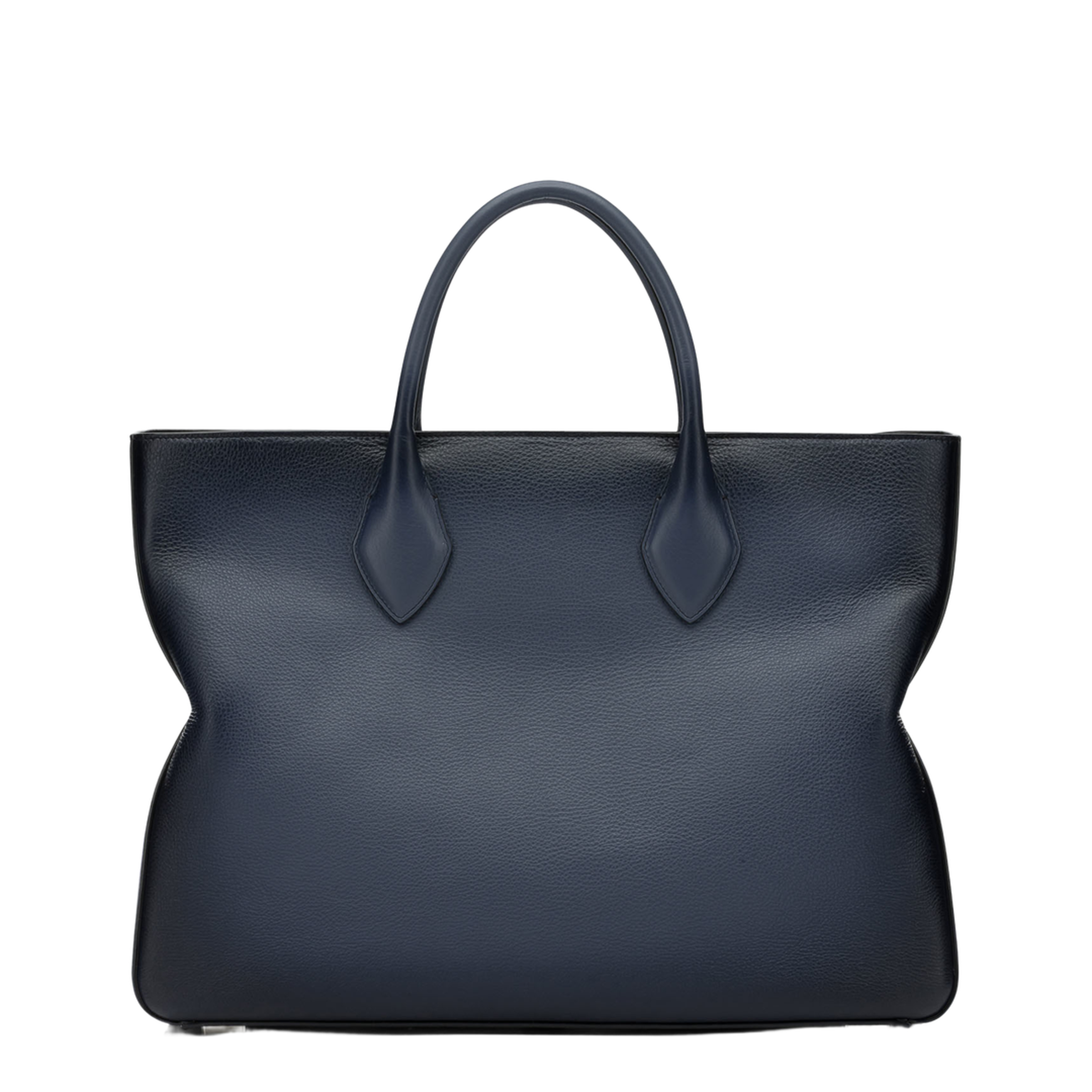 Star-Shaped Large Calfskin Tote Bag - Midnight Blue