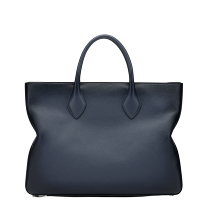 Star-Shaped Large Calfskin Tote Bag - Midnight Blue