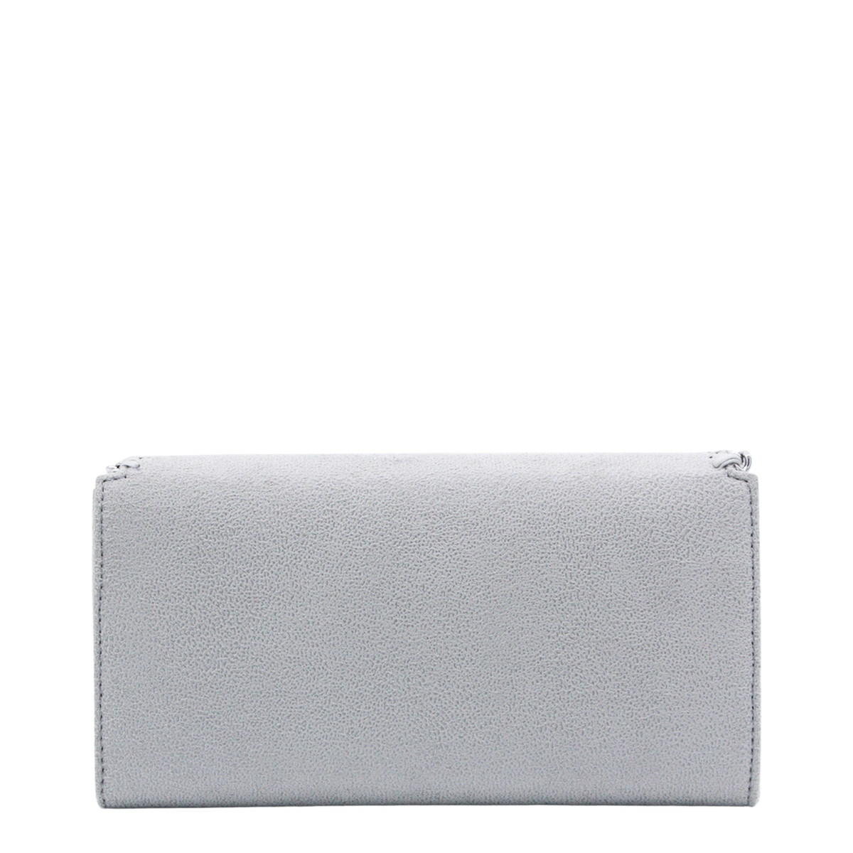 Falabella Continental Wallet With Chain - Light Grey