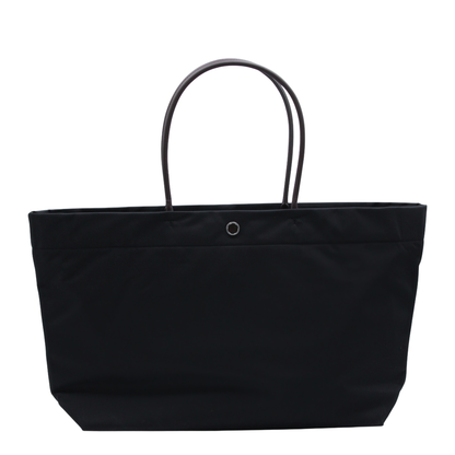 Ella Twist Nylon Shoulder Bag With Maxi Front Logo Patch