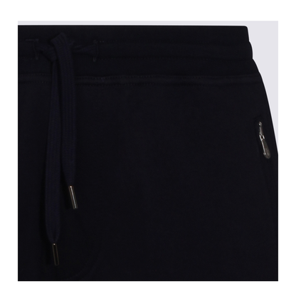 Techno Cotton Fleece Bermuda Shorts Black