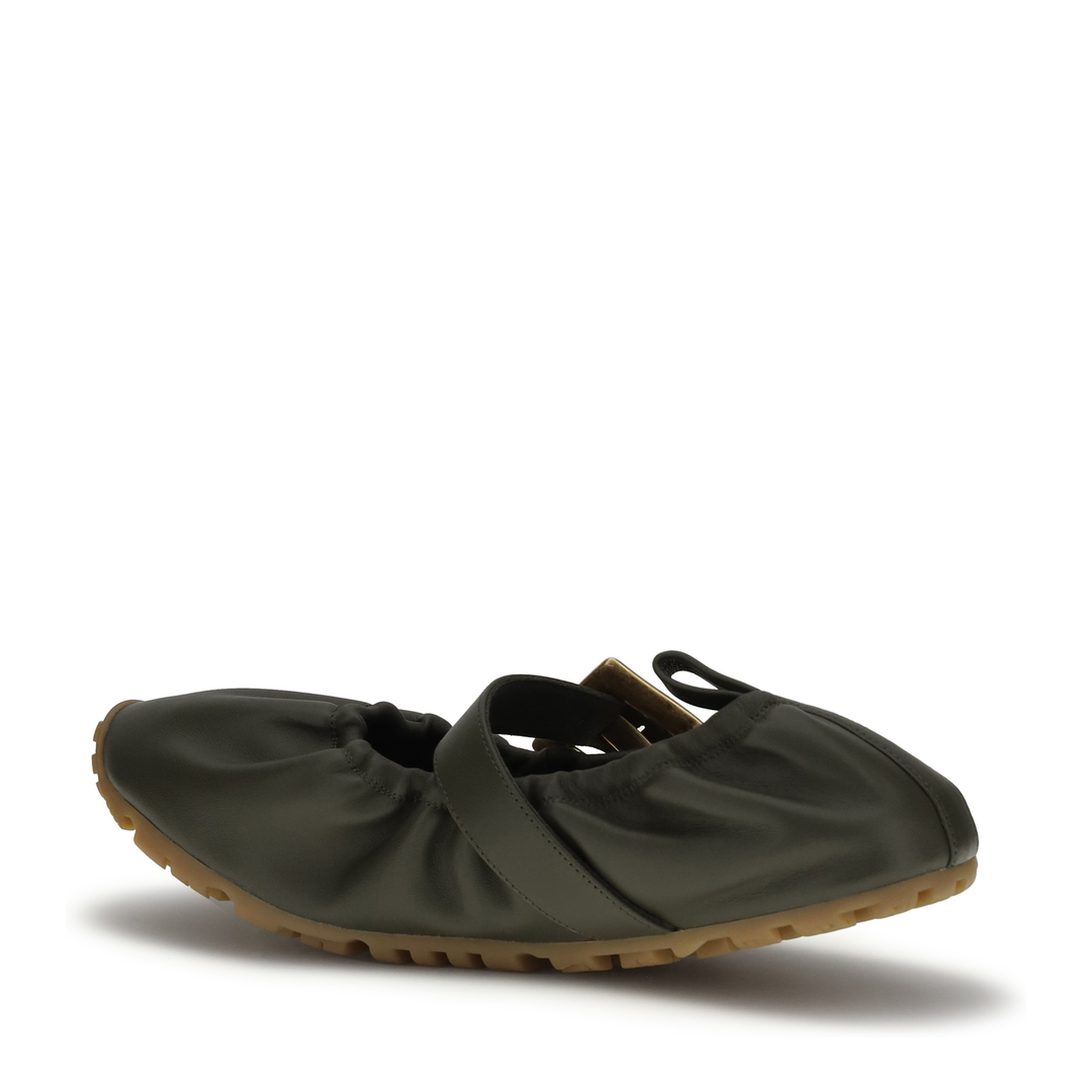 MAYFEYR - Balmain - Buckle Strap Ballerinas - GN0UF761LPAN7AS
