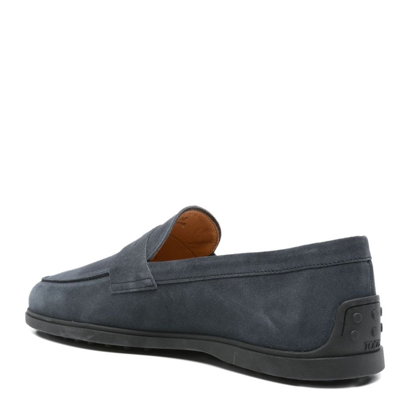 Blue Loafers in Suede