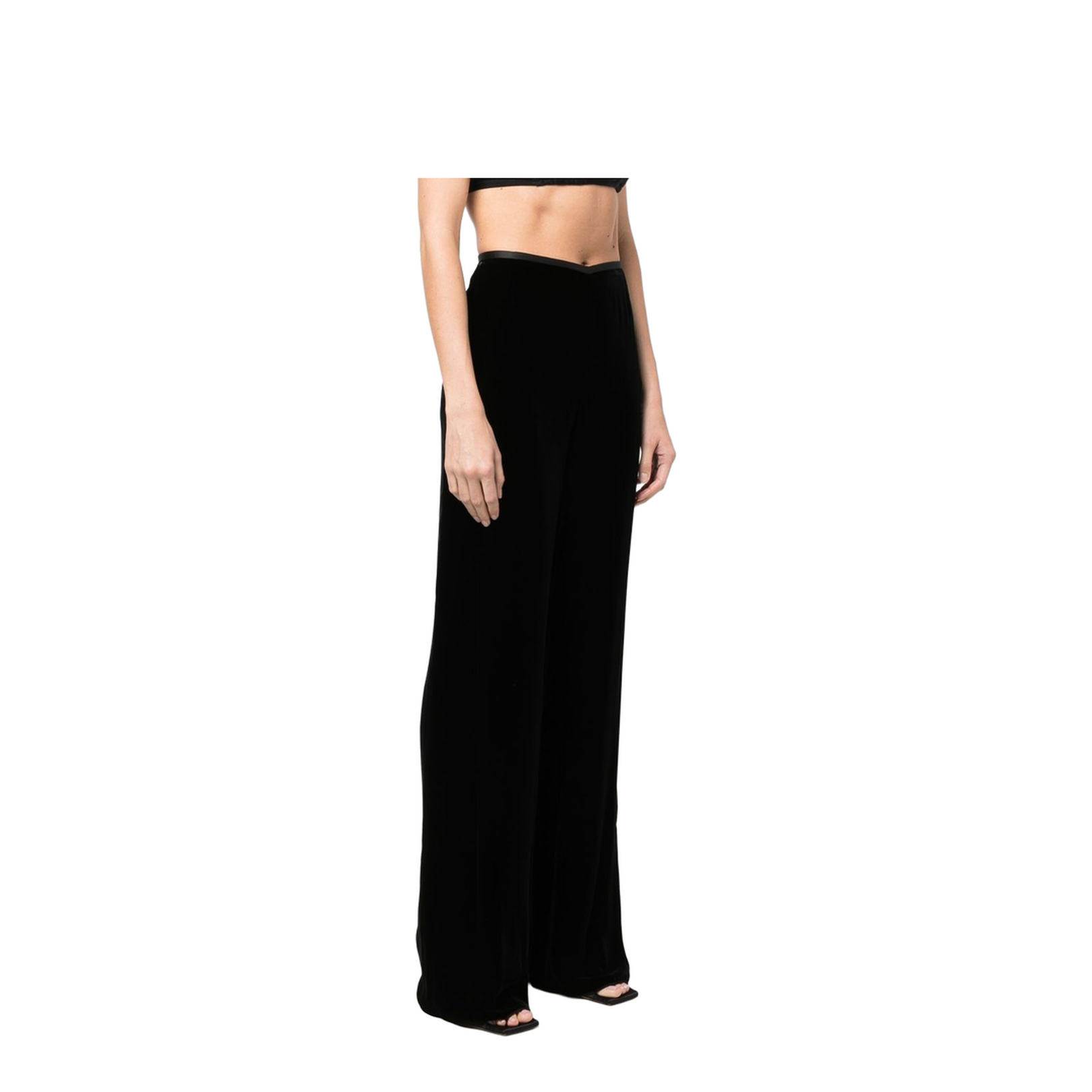 Velvet Palazzo Trousers