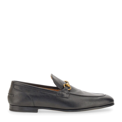 Black Leather Jordaan Loafer