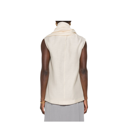 MAYFEYR - Toteme - Blouse With Scarf - 254WRT0612FBECRU116